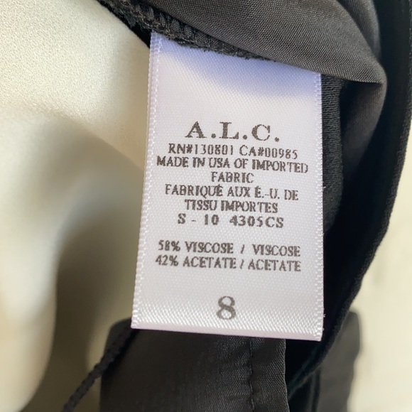 A.L.C. Landon Black and White Tiered Jumpsuit 8 - Picture 8 of 12